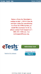 Mobile Screenshot of etestsonline.org