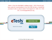 Tablet Screenshot of etestsonline.org